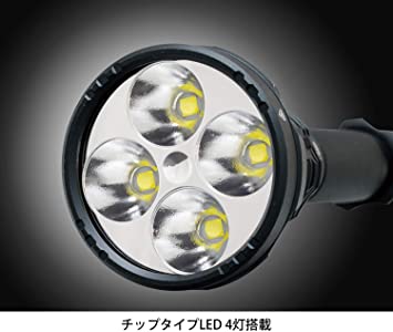 GENTOS(ジェントス) LED 懐中電灯 アルティレックス USB充電式 明るさ最大1000-13000ルーメン/実用点灯1.5-3時間/耐塵/1m防水 ANSI規格準拠