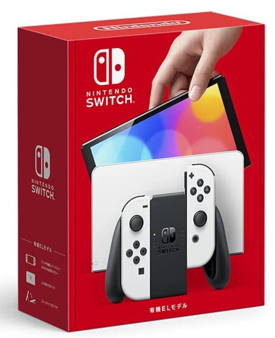 【未使用】任天堂スイッチ Nintendo Switch 本体 (有機ELモデル) Joy-Con(L)/(R) ホワイト 任天堂switch【送料無料（北海道・沖縄以外】