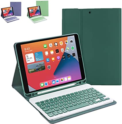おしゃれ 2020モデル iPad Air4キーボードケース 第4世代 アイパッドエア4 10.9インチ キーボード ケース 手帳型 ペンシルホルダー付き マグネット 分離式 Bluetooth キーボード ペンシル充電対応 軽量 薄型 可愛い スタン
