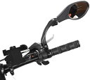 自転車バックミラー バックミラー ハンドルバーバックミラー 柔軟性 360回転可能 サイクリングバックレビュー