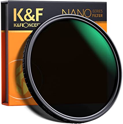 KF Concept 可変NDフィルター 67mm ND2-ND32レンズフィルター X状ムラなし 18層ナノコーティング 99.6%高透過率 撥水撥油 薄型 減光フィルター メーカー直営店