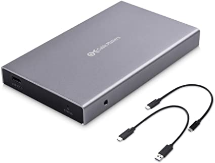 Cable Matters USB3.1 Gen2 2.5インチ HDD ケース SSD ケース アルミ製 最大厚さ9.5mm USB C SATA 3.0 ハードディスク ケース 6Gbps UASP対応 Windows Mac 優れた放熱性 USB