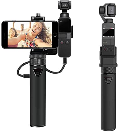 Smatree Dji Osmo pocket 2/1 充電器 充電ベース Dji Osmo Pocket用ハンドヘルドスマートフォンホルダー12ヶ月保証付き　オリンピック 観戦