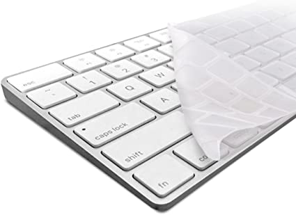 kwmobile 頑丈で極薄なキーボード保護 シリコン製 QWERTY (US) 対応: Apple Magic Keyboard - 汚れや消..