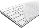 kwmobile 頑丈で極薄なキーボード保護 シリコン製 QWERTY (US) 対応: Apple Magic Keyboard - 汚れや消耗からの効果的保護 透明 マジック キーボード その1