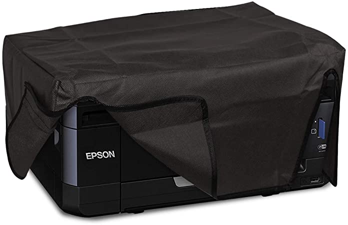 kwmobile 対応: Epson Expression Premium XP-830 プリンターカバー - ほこりよけカバー 保護 ダークグレー