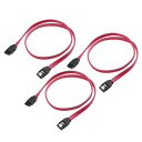Cable Matters SATA ケーブル Sata3 ケーブル SSD ケーブル 3本セット ストレート型 6 Gbps対応 SSDとHDD増設 45cm