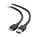 Cable Matters マイクロUSBケーブル Micro USB 3.0ケーブル USB Micro Bケーブル 0.9m HDD/SSD外付けドライブ対応