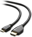 Cable Matters Mini HDMI ケーブル 3m Mini HDMI HDMI変換ケーブル 4K解像度 ハイスピードHDMI ケーブル Mini HDMI Cタイプ HDMI Aタイプ HDCP 3D対応