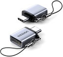 UGREEN USB C 変換アダプター OTG Type-C Thunderbolt USB3.0 タイプC 変換 5Gbps 高速データ転送 ストラップ付き...