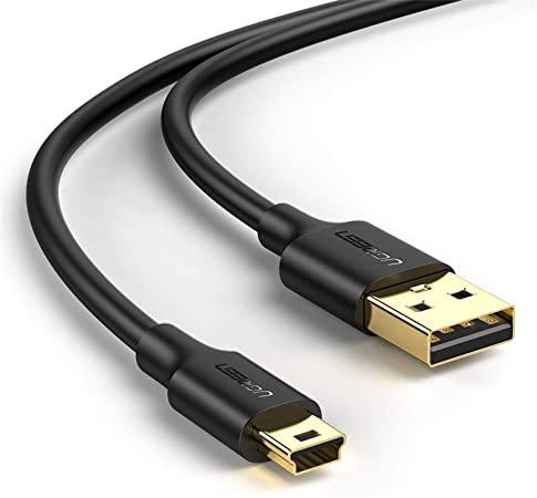 UGREEN ミニUSBケーブル USB2.0 Aオス-miniBオス 金メッキコネクタ PS3 ドライブレコーダー デジカメ HDD等に対応 3m