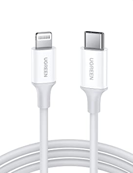 UGREEN USB C to Lightning ケーブル MFi認証取得 3A急速充電 PDライトニングケーブル iPhone 13/12/12 Pro/12 mini/12 ProMax、iPhone 11 Pro Max XR XS Max, UGREEN USB C to Lightning ケーブル MFi認証取得 3A急速充電 PDライトニングケーブル iPhone 13/12/12 Pro/12 mini/12 ProMax、iPhone 11 Pro Max XR XS Max,