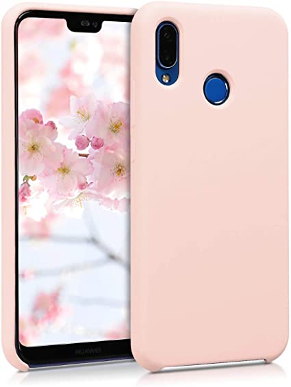 kwmobile 対応: Huawei P20 Lite ケース - TPU リキッド シリコン スマホケース カバー - 耐衝撃 傷防止 サラサラ Case