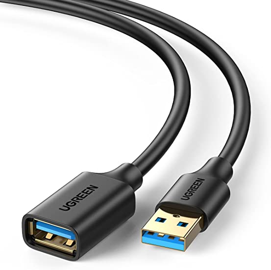 UGREEN USB 延長 1M USB3.0 延長ケーブル 金メッキコネクタ 高速データ転送 aオス-aメス USBケーブル 延長コード