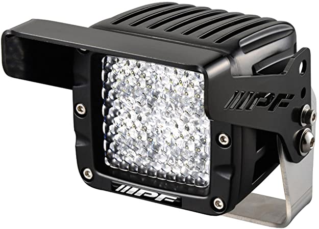 楽天Trend Item ShopIPF フォグランプ 作業灯 ワークライト LED 2インチ 角形 12V 642WL-1 ブラック