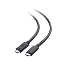 Intel Thunderbolt 認証取得 Cable Matters Thunderbolt 4 ケーブル Active サンダーボルト 4ケーブル 2m 40Gbps 100W充電 8Kビデオ USB4/Thunderbolt 3/USB-Cに対