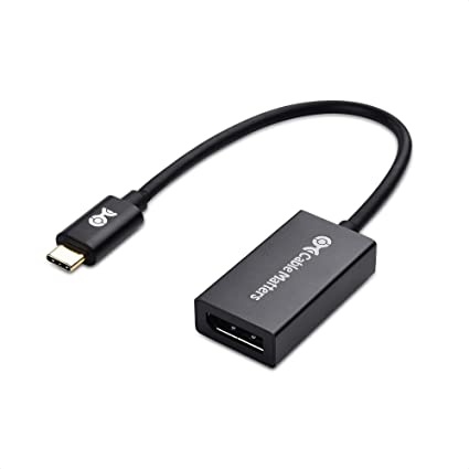 Cable Matters 8K USB Type C Displayport 変換アダプタ DisplayPort 1.4 8K解像度 HDR アルミ製 USB C DisplayPort 変換アダプタ USB Type C DP 変換 Thunde