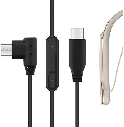 Geekria ケーブル Sony wi-1000X, wi-H700, MDR-ex750bt, JVC HA-FD70BT, Behind-Neck in-Ear 等 ネックバンド ヘッドセット 用 WIRELESS を WIRED 交換するケーブ