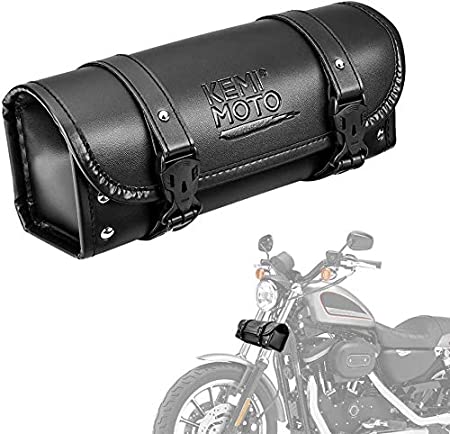 kemimoto バイク ツールバック 汎用 バイク フロントバック 工具入れ 小物入れ バイク用バック ツール..