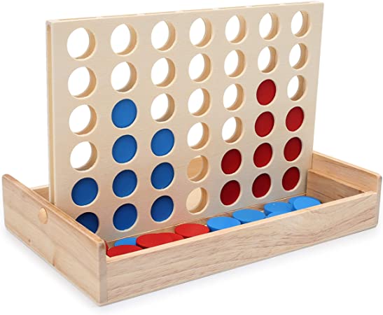 四目並べ 立体パズル 木製 折りたたみ式 ボード 対面 ゲーム パズルゲーム 旅行ゲーム