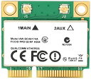QCA6174A ワイヤレスカード　高速伝送　無線LANカード　wifiカード　ワイヤレスネットワークカード　内蔵　Bluetooth 4.1　LANカード　ミニPCI-Eワイヤレスカード　ラップトップ用