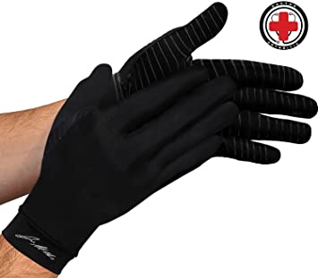 着圧引き締め手袋 ペア ドクター アースライティス (ドクター関節炎) - 医師達により開発 手、指の痛みを和らげる | 2枚入り