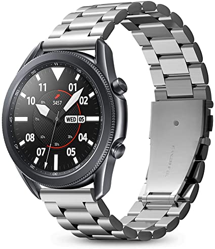 Spigen galaxy watch3 バンド 22mm ステンレス (Galaxy Watch 3(45mm)/Galaxy Watch(46mm)/Huawei Watch GT 2/Honor Magic Watch 2) モダンフィット 60