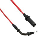 キタコ(KITACO) スロットルケーブル(100mmL) NS-1(全車種) レッド 905-1073200(2)