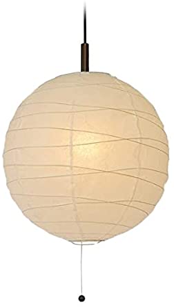 神戸マザーズランプ 彩光デザイン 和紙ボールペンダントライト ペンダントライト 美濃和紙 LED電球付き (25センチ)