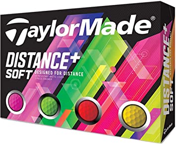 テーラーメイド(TAYLOR MADE) ゴルフボール DISTANCE DISTANCE+SOFT 12P メンズ M7174701 マルチカラー