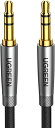 UGREEN オーディオケーブル 3.5mm オスオス 高耐久ナイロン auxケーブル 3.5mmステレオミニプラグ ヘッドホンケーブル 3極/TRS オーディオケーブル 高耐久性 24K金メッキ コネクター ヘッドホン/スピーカー/車/Android