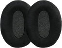 kwmobile 2x イヤパッド 対応: Sennheiser HD600 / HD650 / HD545 / HD580 ヘッドフォン - ベロア 交換 取...