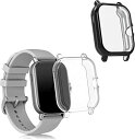 kwmobile 2x 対応: Huami Amazfit GTS 3 / GTS 2 / GTS 2e ケース - 保護ケース フルカバー シリコン 耐衝撃 ...