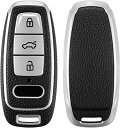 kwmobile 保護ケース 対応: Audi A6 A7 A8 Q7 Q8 3-ボタン 車のキー Keyless - スマートキー TPU保護 シリコン キー...