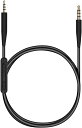 kwmobile 対応: Bose QuietComfort 35 イヤホンケーブル - 交換 ケーブル 140cm マイクロフォン 音量調節 - 3.5mm ...