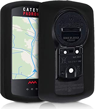 kwmobile 対応: CatEye Padrone/Padrone+ ケース - シリコン GPS サイクルコンピュータ カバー - 自転車 ナビ 保護ケース