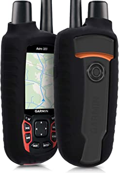 kwmobile 対応: Garmin Astro 320 ケース - GPS ナビ シリコン 保護ケース 黒色