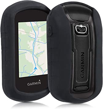 kwmobile 対応: Garmin eTrex Touch 25 / 35 ケース - GPS ナビ シリコン 保護ケース 黒色