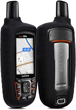 kwmobile 対応: Garmin GPSMAP 64 / 64s / 64st ケース - GPS ナビ シリコン 保護ケース 黒色
