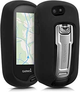 kwmobile 対応: Garmin Oregon 700 / 750t / 600 / 650 ケース - GPS ナビ シリコン 保護ケース 黒色