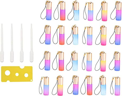 Frcolor ガラス ロールオンボトル アロマ保存容器 小分け ローラーボトル 香水ボトル 携帯便利 スポイト ボトルオープナー付き 29点入り 混合色 Frcolor ガラス ロールオンボトル アロマ保存容器 小分け ローラーボトル 香水ボトル 携帯便利 スポイト ボトルオープナー付き 29点入り 混合色