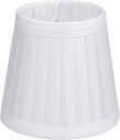 Frcolor ランプシェード 交換用ランプシェード ライトカバー 布 テーブルランプ用 家庭用 雰囲気 装飾ランプ シェード ホワイト