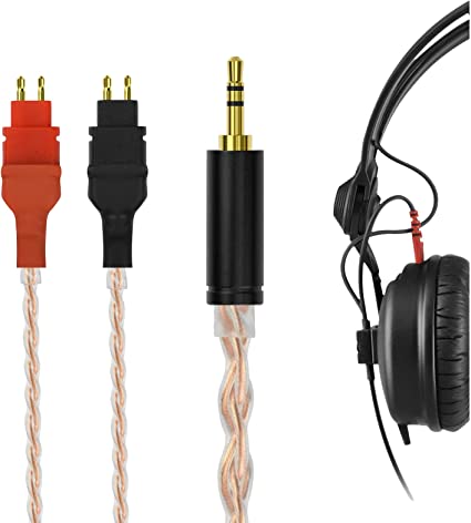 Geekria Apollo アップグレード ケーブル ゼンハイザー Sennheiser HD 25, HD 25-1, HD 25-1 II, HD 25-C, HD 25-13 等ヘッドホン に対応 オーディオケーブル 単結晶銅 4芯 (3.5m