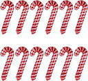 GWHOLE クリスマス パーティー　飾り付け バルーン キャンディーケイン 杖 ステッキ クリスマス デコレーション イベント 店舗ディスプレイ 12枚セット