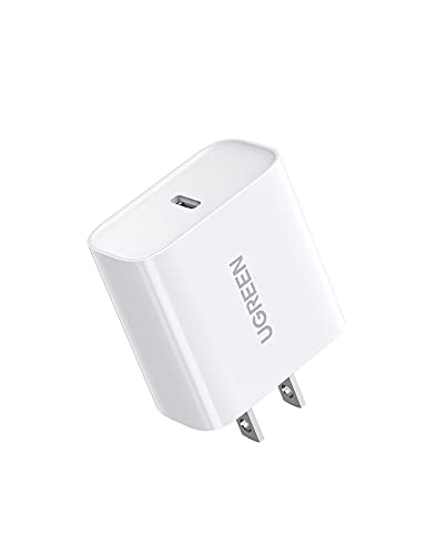 UGREEN 20W usb c 充電器 タイプc 充電器 PD3.0急速充電 ACアダプター 充電器 type-c iPhone 14、iPhone 13/Mini/Pro/Pro Max、iPad/Air/Mini/Pro、iPhone 12/11