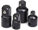 Wolfride 4個セット ソケット変換アダプター インパクトソケットアダプター ドライバー用アダプター ドリル ソケット 変換 「6.35mm 9.5mm」...