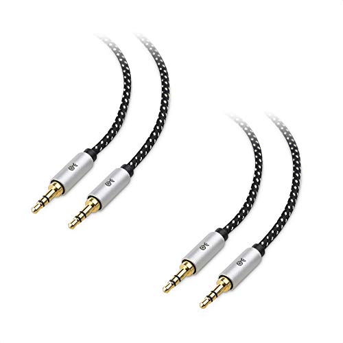 Cable Matters 3.5mm Aux ケーブル 2本セット 3.5mm オーディオケーブル オスオス 3極 0.9m