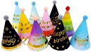 Frcolor 誕生日 三角帽子 バースデー帽子 パーティーハット おしゃれ お祝い 飾り 誕生日 パーティー小物 10点入り (ランダムな色)