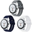 3パック For Xiaomi Watch S1 交換用バンド (HVUYAL) シリコンベルト 柔らかい 防水 耐衝撃 防汗 脱着簡単 Watch S1 交換用ストラップ スポーツバンド ミッドナイトブルー +ホワイト+グレー