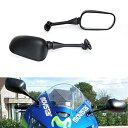 Szmsmy for 2003-2012 CBR 600 RR / 1000RR 2004-2006ブラックOEMスタイルのレーシングミラー - 左右セット